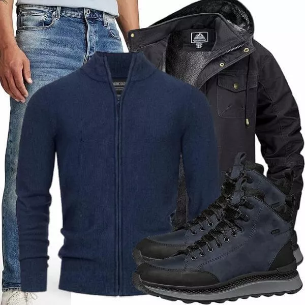 Winter Outfits Komplette Outfit für Herren