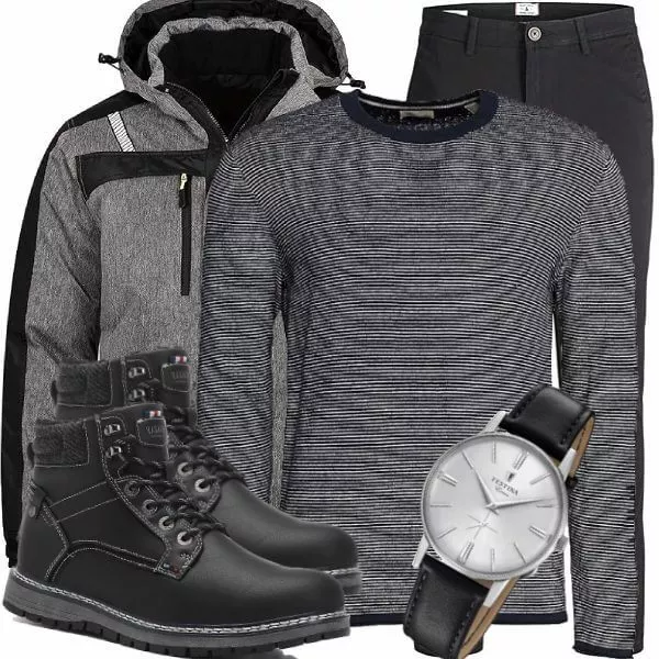 Winter Outfits Komplette Outfit für Herren