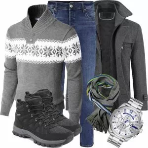 Winter Outfits Komplette Outfit für Herren
