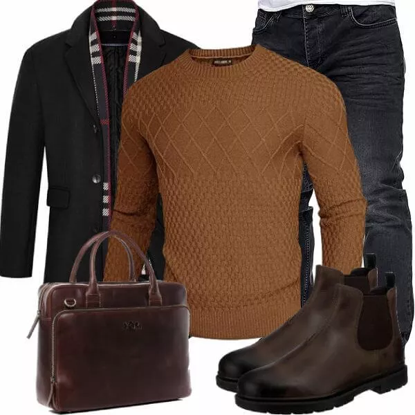 Business Outfits Elegantes Outfit für Herren