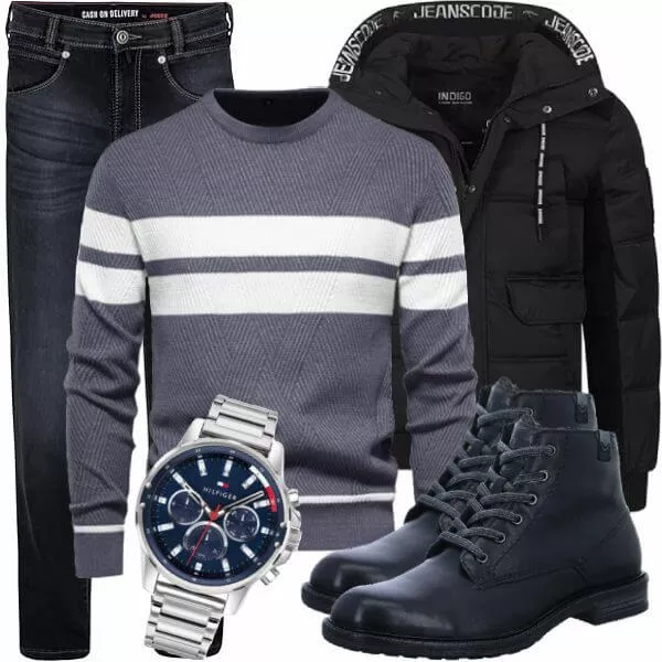 Winter Outfits Komplette Outfit für Herren