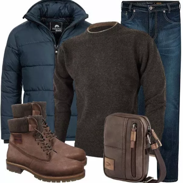 Winter Outfits Moderner Winter-Look Outfit