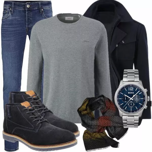 Winter Outfits Herren Komplette Outfit