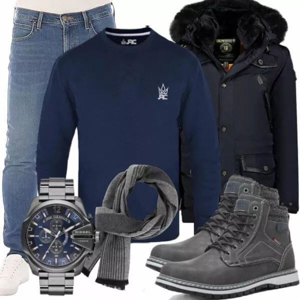 Winter Outfits Casual Outfit für Herren