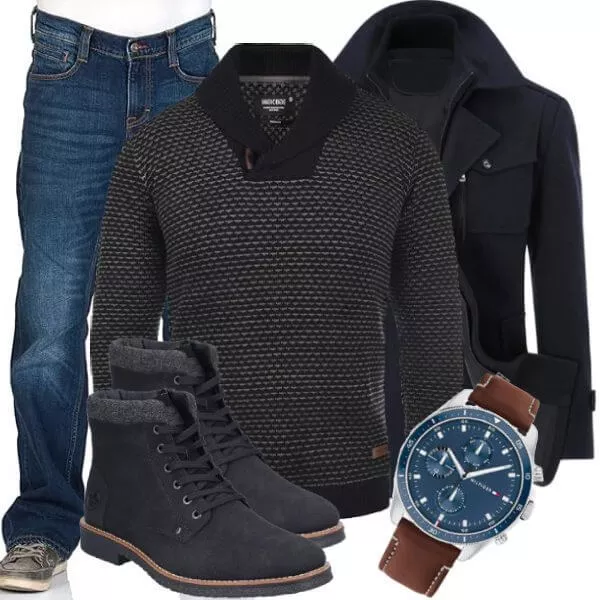 Winter Outfits Komplette Outfit für Herren