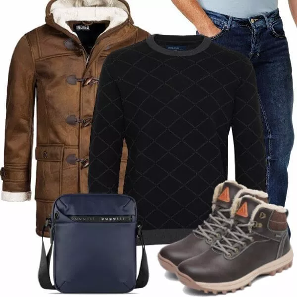 Winter Outfits Herren Komplette Outfit