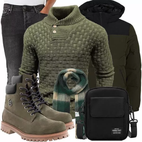 Winter Outfits Herren Komplette Outfit