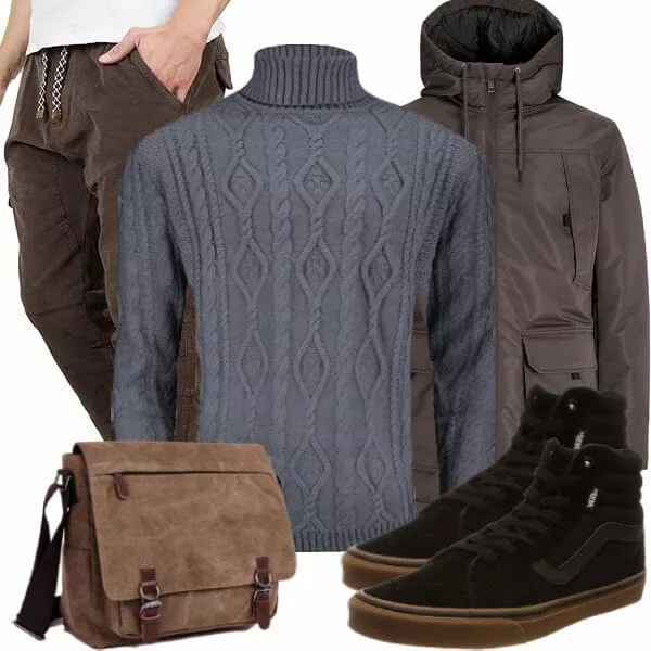 Winter Outfits Komplette Outfit für Herren