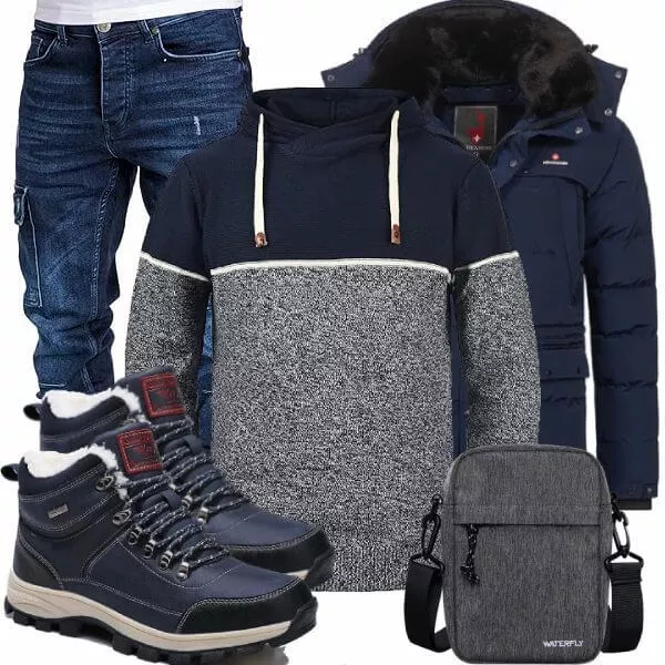 Winter Outfits Herren Komplette Outfit