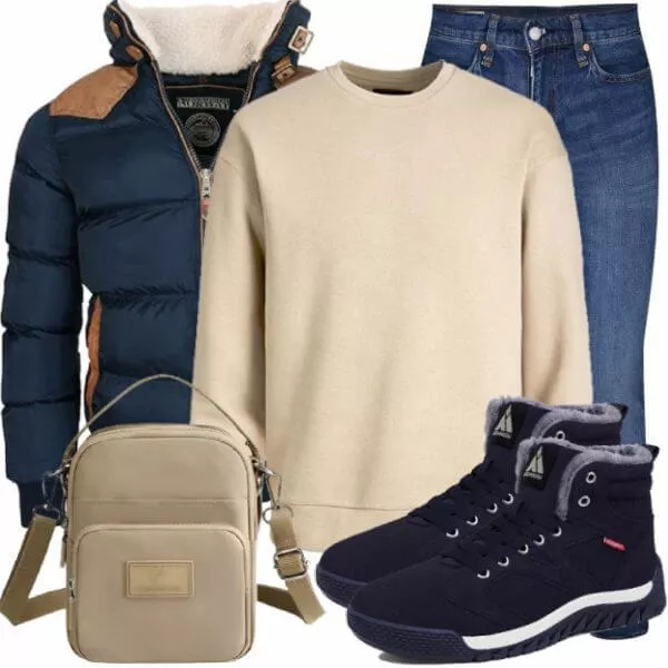 Winter Outfits Casual Outfit für Herren