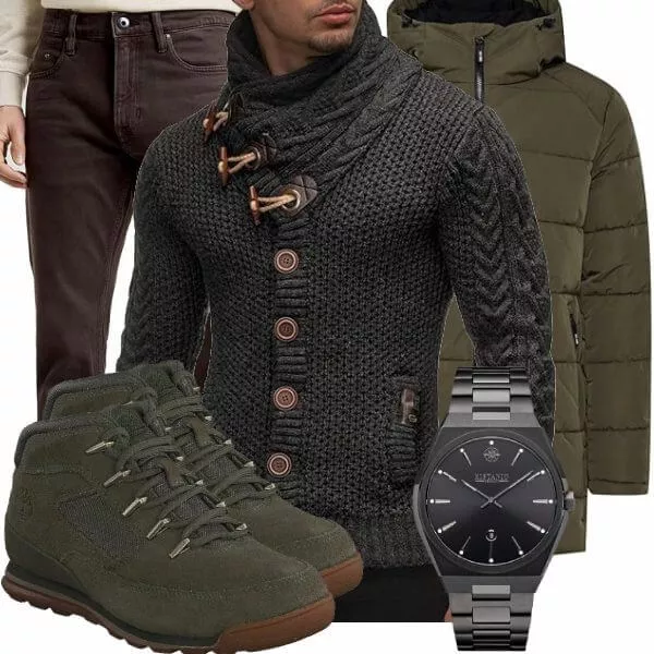 Winter Outfits Komplette Outfit für Herren