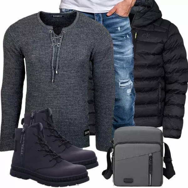 Winter Outfits Komplette Outfit für Herren