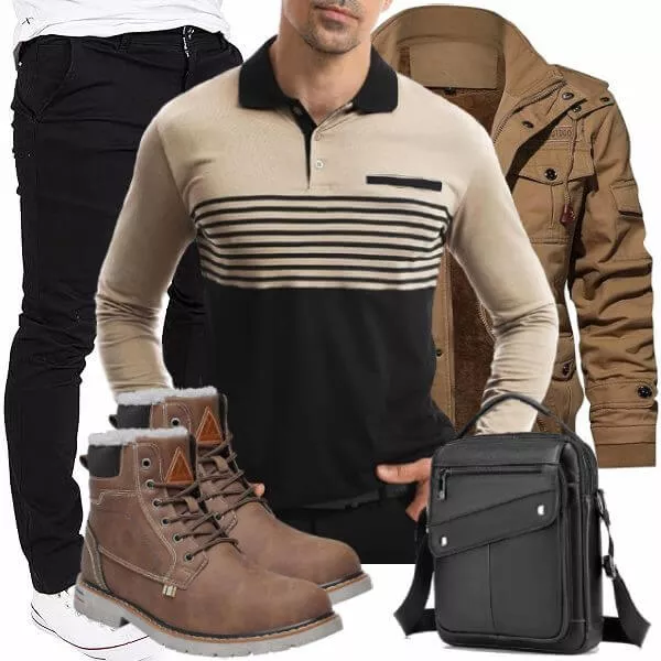 Winter Outfits Herren Komplette Outfit