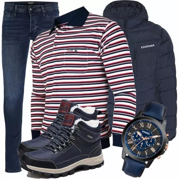 Winter Outfits Komplette Outfit für Herren