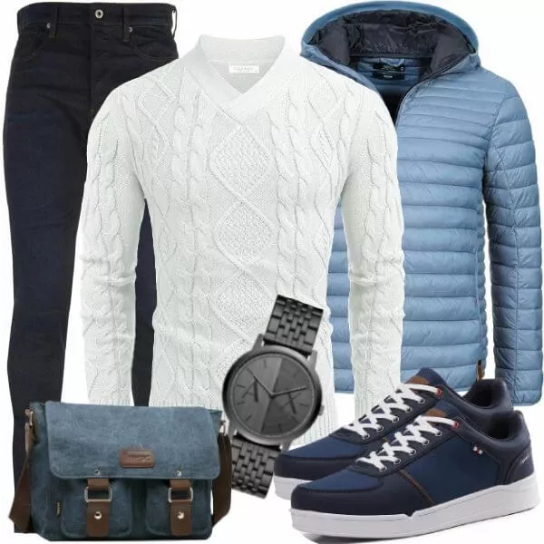 Winter Outfits Herrenoutfit für Winter