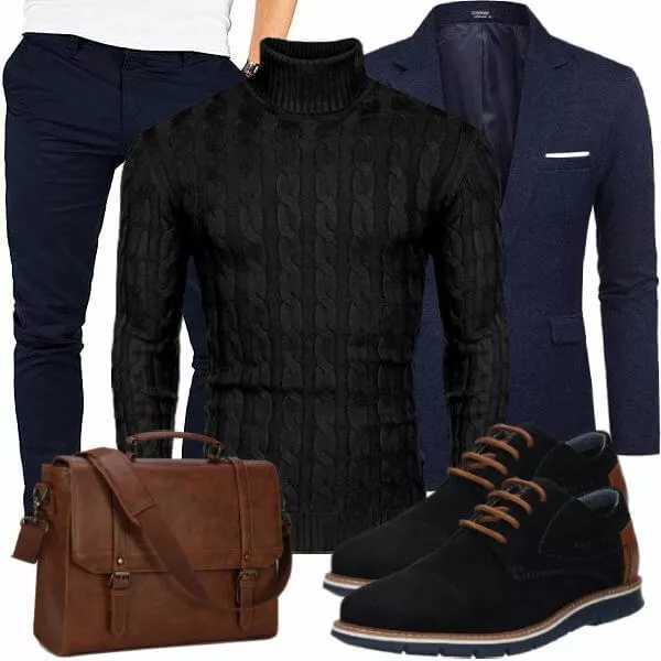 Business Outfits Elegantes Outfit für Herren