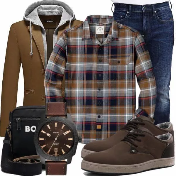 Business Outfits Herren Komplette Outfit