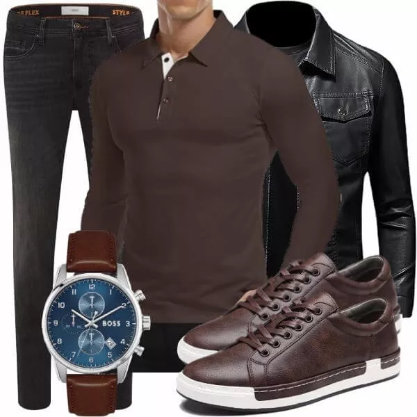 Business Outfits Elegantes Outfit für Herren