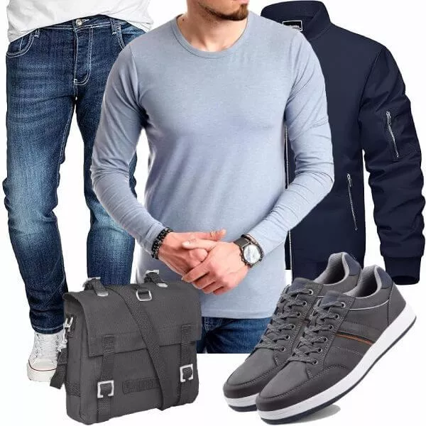 Frühlings Outfits Herren Komplette Outfit