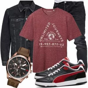 Frühlings Outfits Komplette Outfit für Herren