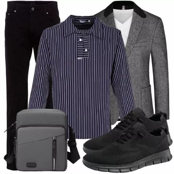 Business Outfits Herren Komplette Outfit