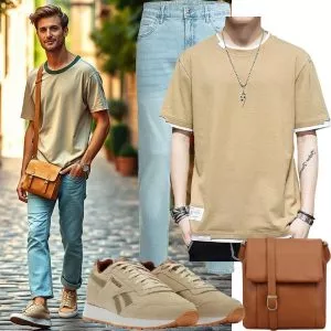 Sommer Outfits Komplette Outfit für Herren