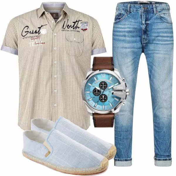 Sommer Outfits Herren Komplette Outfit