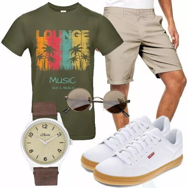 Sommer Outfits Komplette Outfit für Herren
