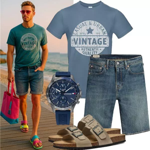 Sommer Outfits Herren Komplette Outfit