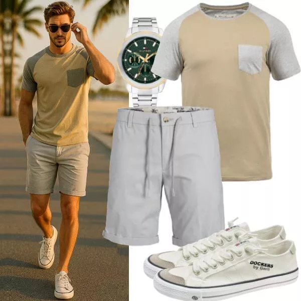 Sommer Outfits Männer Komplettoutfit
