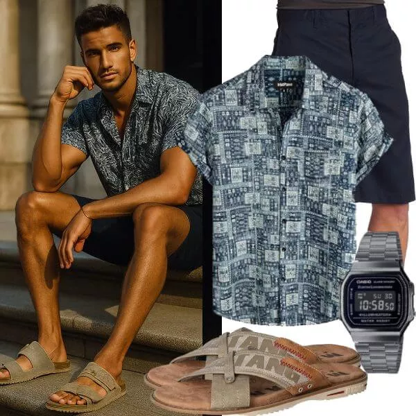 Sommer Outfits Herren Komplette Outfit