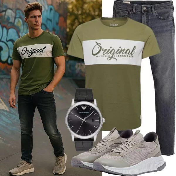 Sommer Outfits Männer Komplettoutfit