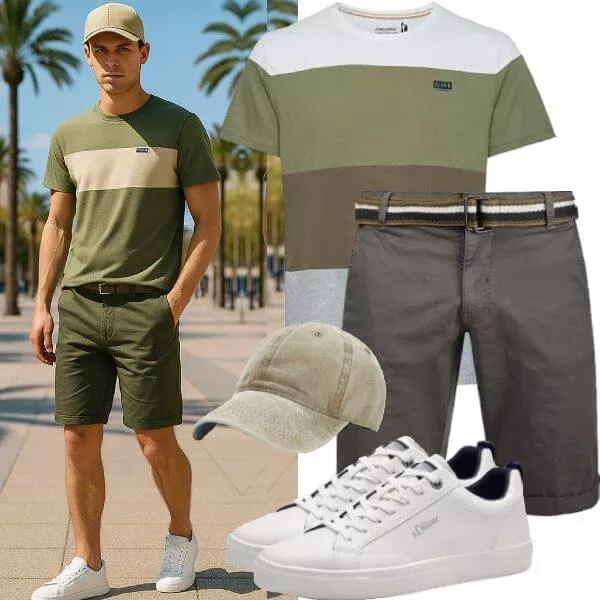 Sommer Outfits Komplette Outfit für Herren