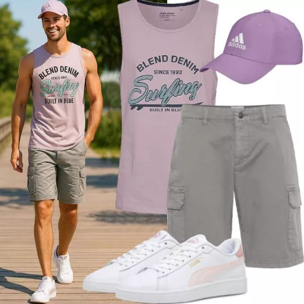 Sommer Outfits Männer Komplettoutfit