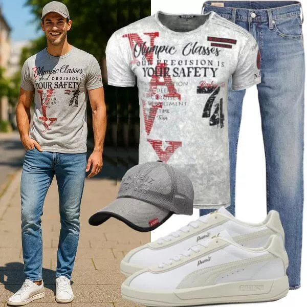 Sommer Outfits Komplette Outfit für Herren