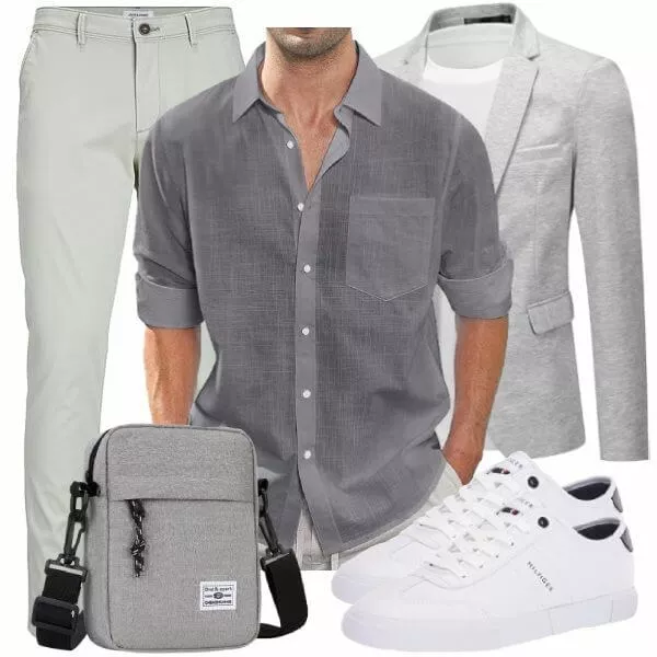 Business Outfits Herren Komplette Outfit
