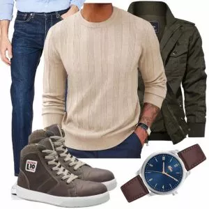 Herbst Outfits Herren Komplette Outfit