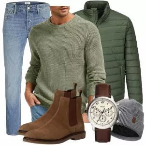 Winter Outfits Herren Komplette Outfit