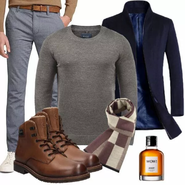Winter Outfits Komplette Outfit für Herren