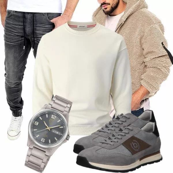 Winter Outfits Männer Komplettoutfit