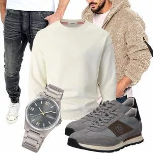 Winter Outfits Männer Komplettoutfit