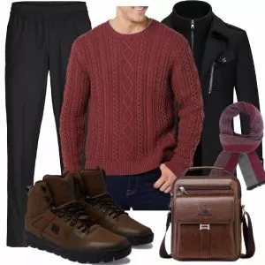 Winter Outfits Herren Komplette Outfit