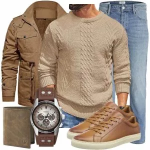 Winter Outfits Herren Komplette Outfit