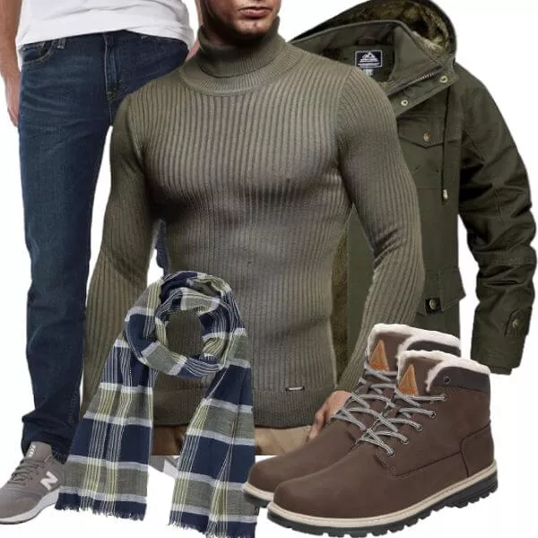 Winter Outfits Komplette Outfit für Herren