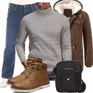Winter Outfits Komplette Outfit für Herren
