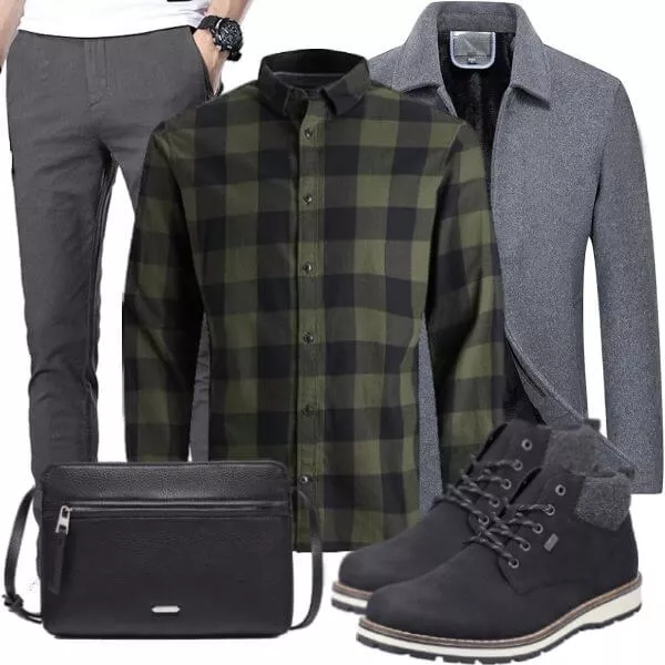 Winter Outfits Männer Komplettoutfit