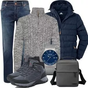 Winter Outfits Herren Komplette Outfit