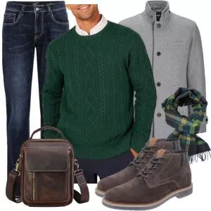 Winter Outfits Männer Komplettoutfit