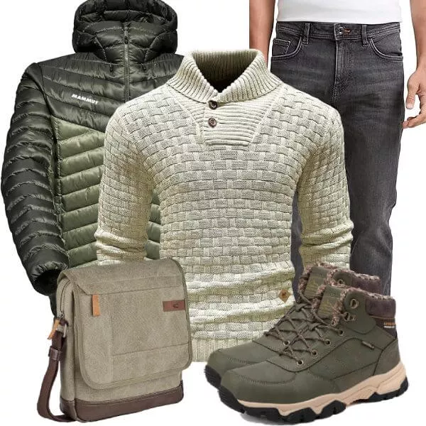 Winter Outfits Männer Komplettoutfit