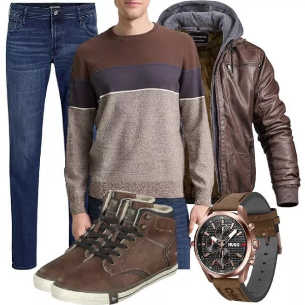 Winter Outfits Komplette Outfit für Herren